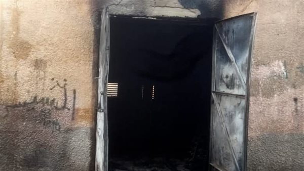 موقع الحريق 