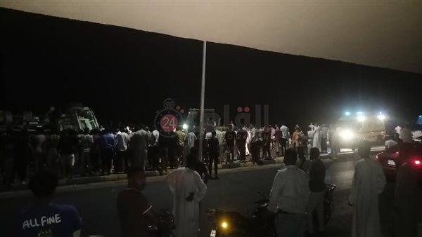 جانب من الحادث 