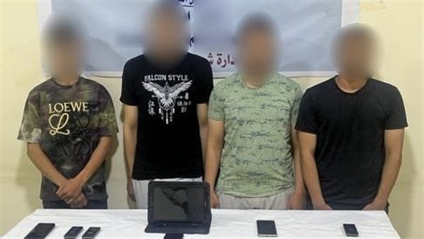 المتهمين والمضبوطات