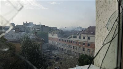 قتلى ومصابون في هجوم روسي بطائرة مسيرة على مستشفى للولادة في خاركيف الأوكرانية