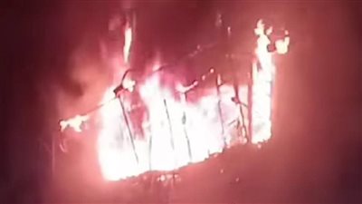 حريق يلتهم محل أحذية بشارع الجبالي وسط بني سويف دون خسائر بشرية