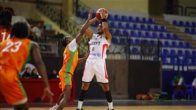 لقطات من خسارة منتخب مصر لكرة السلة وديًا أمام كوت ديفوار استعدادًا لأفروباسكت