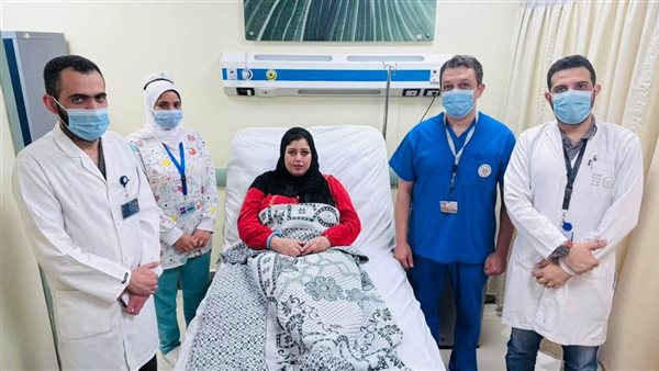 المريضة التي تم إنقاذ