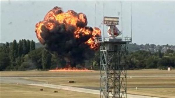 تحطم طائرة في لندن