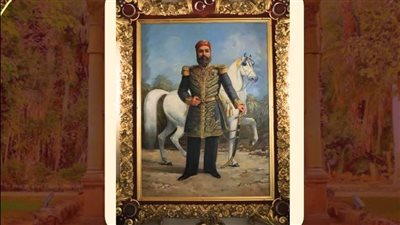 روائع قصر المنيل.. لوحة فنية تجسد هيبة الخديوي عباس حلمي الأول
