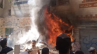 السيطرة على حريق بأحد المحال التجارية بحي الكويت في السويس دون إصابات