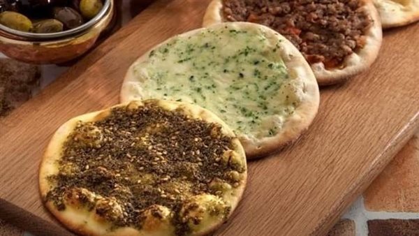 عجينة مناقيش بالمقلاة