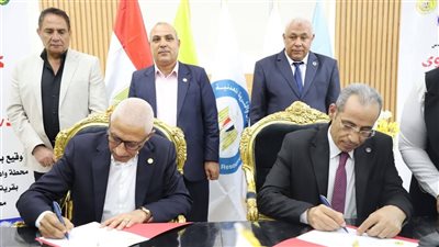بروتوكول تعاون بين شمال سيناء والقاهرة لتكرير البترول لإنشاء محطة مياه في قرية وادي الحاج 
