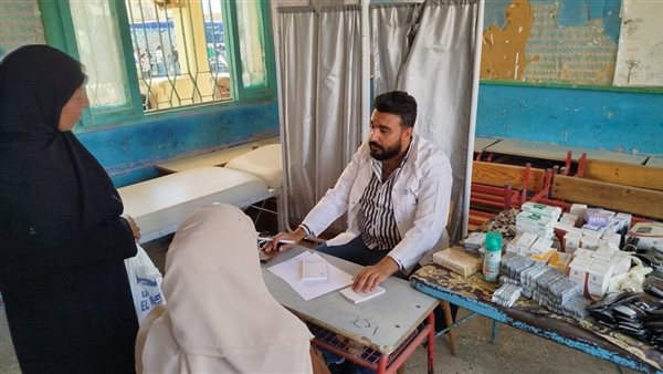 جانب من القافلة بمدينة