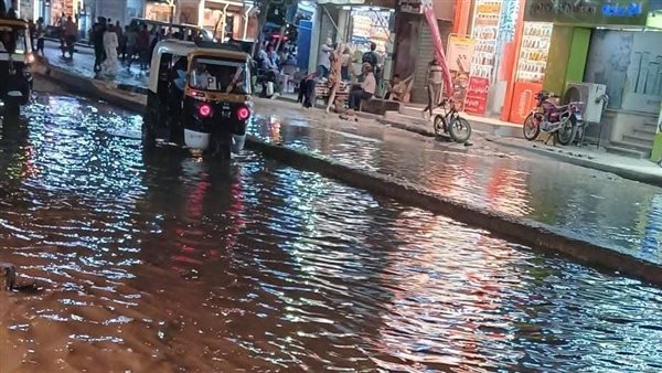 انفجار ماسورة صرف