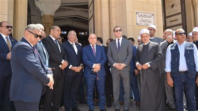 تفاصيل افتتاح مشروع تطوير ساحة مسجد سيدي إبراهيم الدسوقي بكفر الشيخ