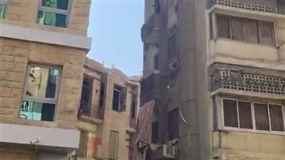 إخلاء منزل آيل للسقوط بعد تصدعه وميوله في طما بسوهاج