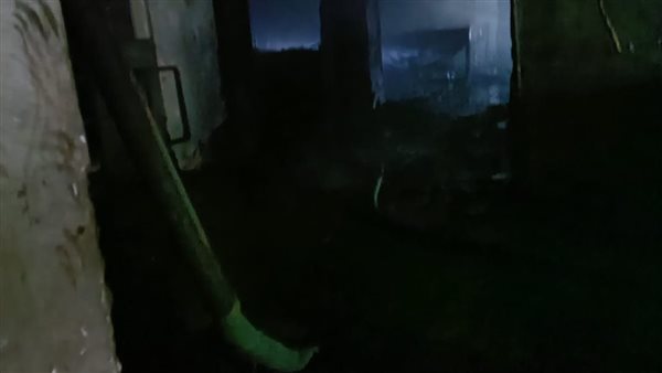 جانب من الحريق