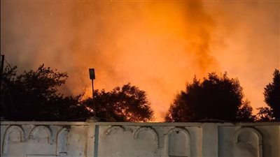 السيطرة على حريق في هيش على الترعة الإبراهيمية بأسيوط | صور 