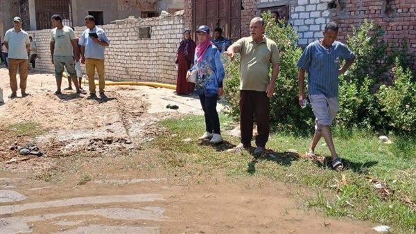 تدفق المياه بقرية