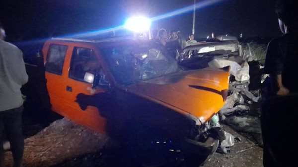 حادث تصادم سيارتين