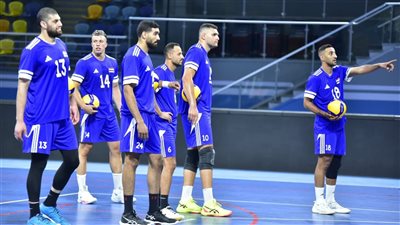 منتخب مصر للكرة الطائرة يواصل استعداداته للمونديال في معسكر الدوحة