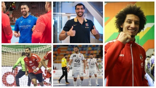 5 لاعبين مصريين يشاركون