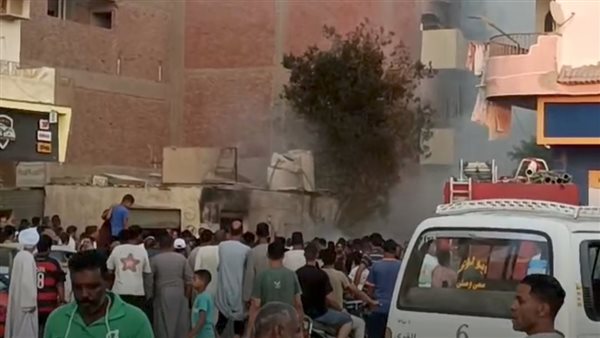 جانب من الحريق 