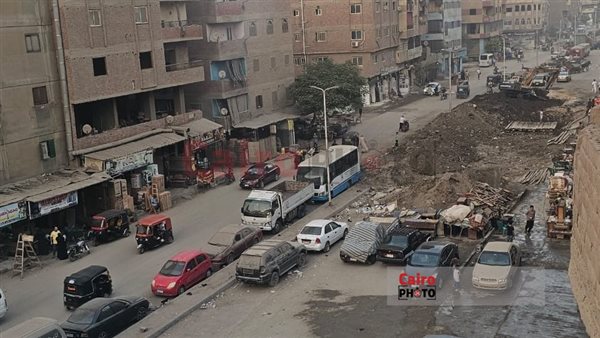 جانب من أعمال الحفر