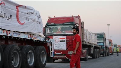 لليوم الثاني على التوالي.. قافلة «زاد العزة من مصر لغزة» تنطلق حاملة 1500 طن مساعدات 