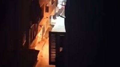 حريق في كابينة كهرباء بعزبة النخل.. والحماية المدنية تحاول السيطرة