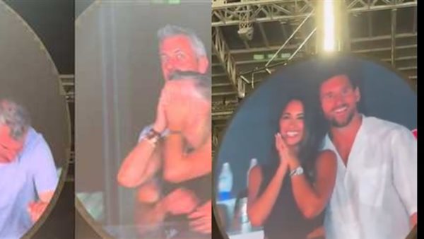 ميسي وزوجته 