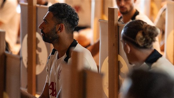 محمد صلاح أثناء زيارة