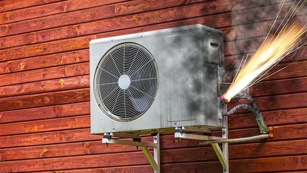 احتراق مكيف الهواء