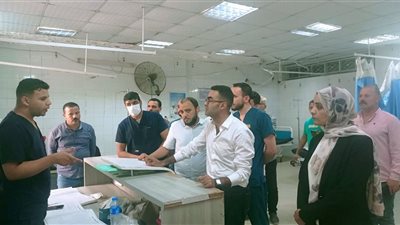 في أول يوم عمل.. وكيل صحة الفيوم الجديد يتفقد المستشفى العام
