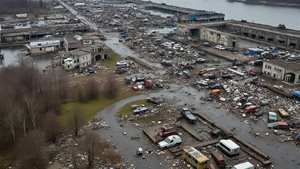 تسونامي روسيا واليابان