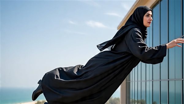 سقوط سيدة - تعبيرية