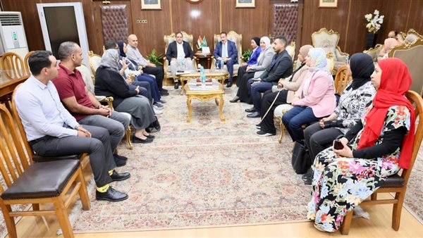 لقاء محافظ المنوفية