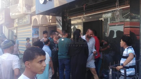 جانب من الحريق 