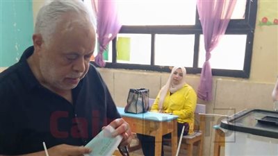 أشرف زكي يُدلي بصوته في انتخابات مجلس الشيوخ لعام 2025 | صور