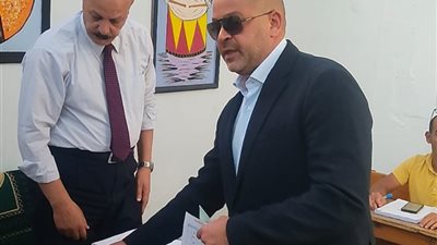 أحمد دياب يدلي بصوته في انتخابات مجلس الشيوخ 2025