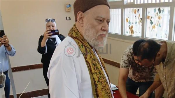 علي جمعة يُدلي بصوته