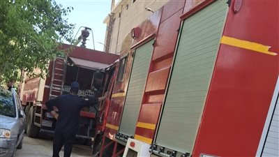 إصابة 3 أشخاص في حريق مبنى المركز الطبي أمام مستشفى المنيا الجامعي