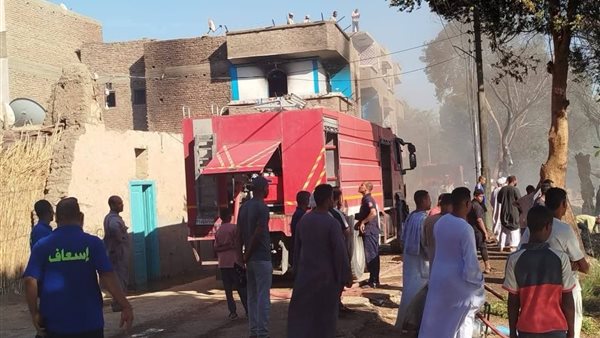 نشوب حريق في عدد