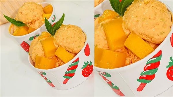 طريقة عمل الآيس كريم