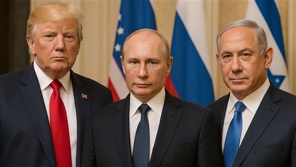 ترامب وبوتين ونتنياهو