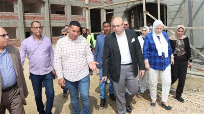 بنسبة تنفيذ 63%.. محافظ بني سويف يتابع أعمال إنشاء أول مدرسة دولية حكومية بشرق النيل 