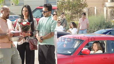 صور جديدة من كواليس تصوير فيلم الست لما من بطولة يسرا 