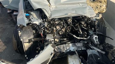 إصابة 3 أشخاص إثر تصادم ملاكي على طريق إسكندرية الصحراوي اتجاه الشيخ زايد