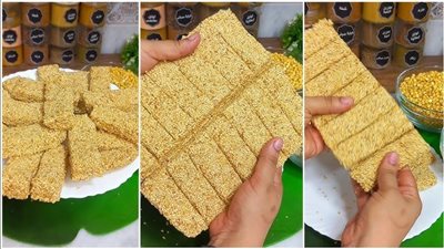 طريقة عمل الحمصية والسمسمية في المنزل بطعم يفوق التوقعات.. سر القرمشة والتماسك