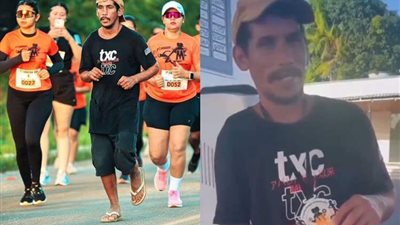 برازيلي مشرد يشارك في سباق لمسافة 8 كيلومترات بالشبشب ويغير مسار حياته