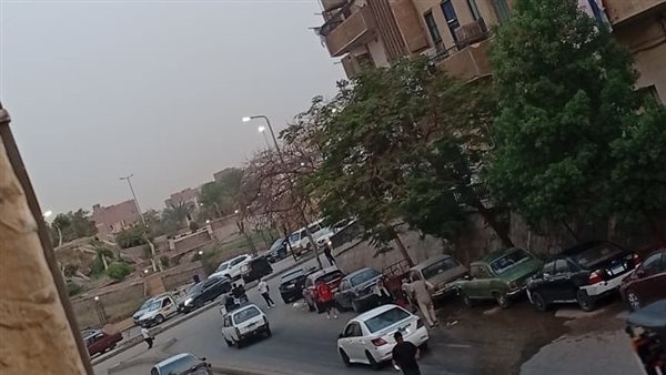 عاصفة ترابية بأسوان