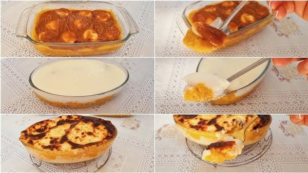 بطاطا بالبشاميل والكراميل