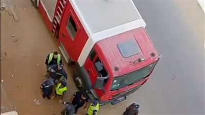 الحماية المدنية تنقذ قطة حُبست داخل مسكن في السويس لأيام وعانت من الجوع العطش