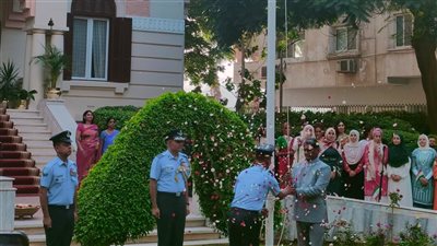 سفارة الهند بالقاهرة تحتفل بعيد الاستقلال الـ79